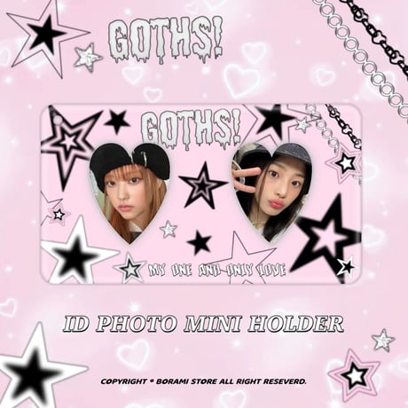♡°｡ Mini Photoholder ミニフォトホルダー Goths.ver♡