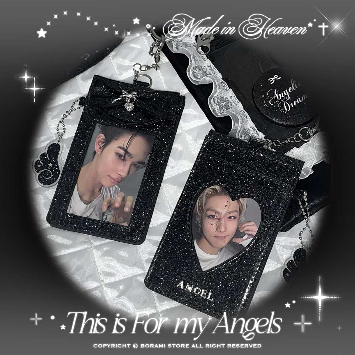 ☆Glitter Leather Cardholder グリッターレザー 両面カード