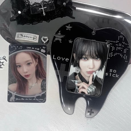 ♡°｡  Photoholder トレカホルダー トレカケース Cherish Love black.ver♡