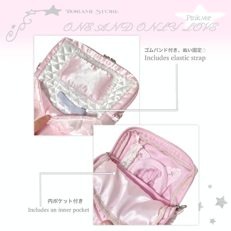 ♡°｡ Moon Dream Doll Pouchぬいポーチ 収納ポーチ Pink.ver｡°♡