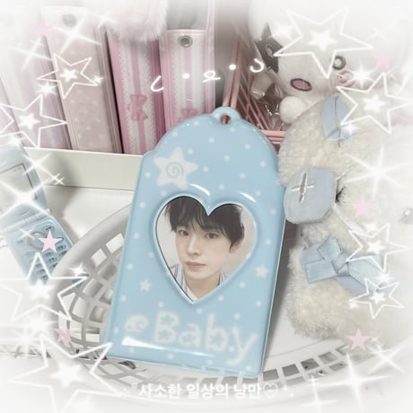 ♡°｡ PHOTOCARD HOLDER Babyトレカケース トレカ入れ Pink.ver/Blue.ver｡°♡