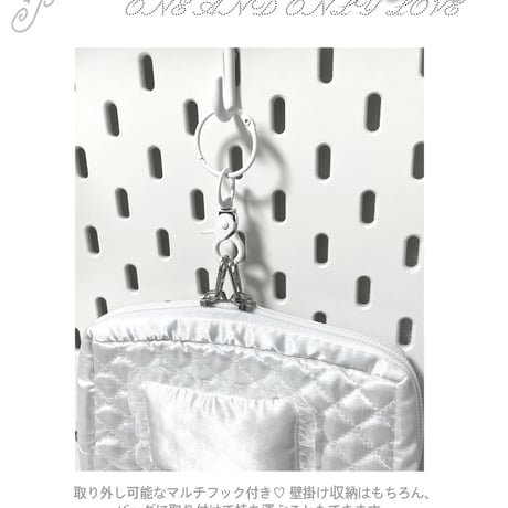 ♡°｡ Moon Dream Doll Pouchぬいポーチ 収納ポーチ White.ver｡°♡