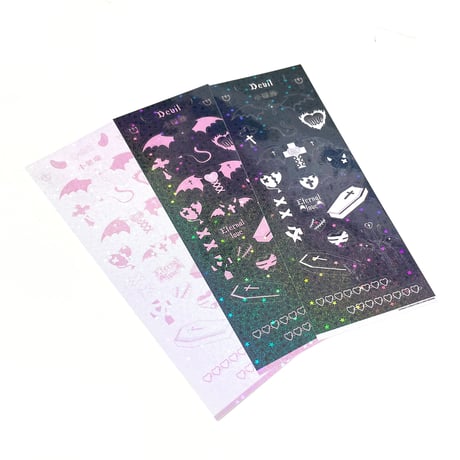 ♡°｡ Love Devil Sticker ラブデビル ステッカー 選べる3色*ﾟ♡