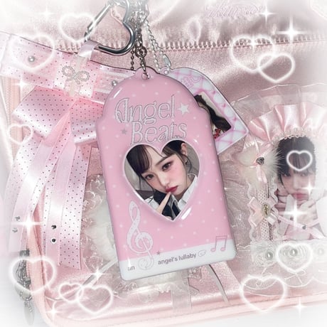 ♡°｡ PHOTOCARD HOLDER  トレカケース トレカ入れ Angel Beats pink.ver｡°♡