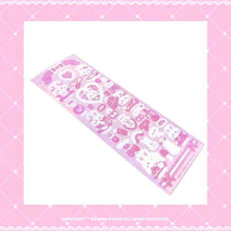 ♡°｡ PRINCESS  プリンセスうさちゃん ホログラム入り ステッカー*ﾟ♡