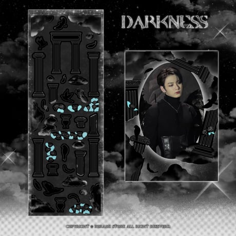 ♡°｡ DARKNESS  STICKER ホログラム入り ステッカー シール*ﾟ♡