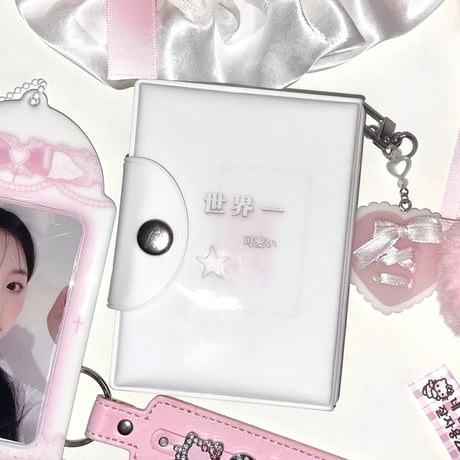 【再入荷】♡°｡ 1段タイプ  コレクトブック トレカケース Angel club.ver♡