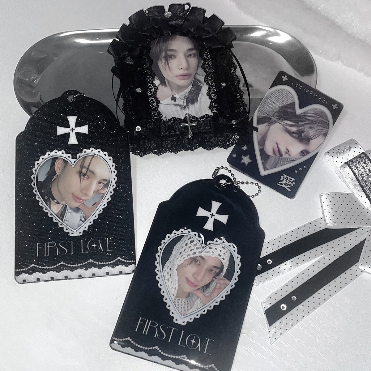 ♡°｡ PHOTOCARD HOLDER トレカケース トレカ入れ First love b
