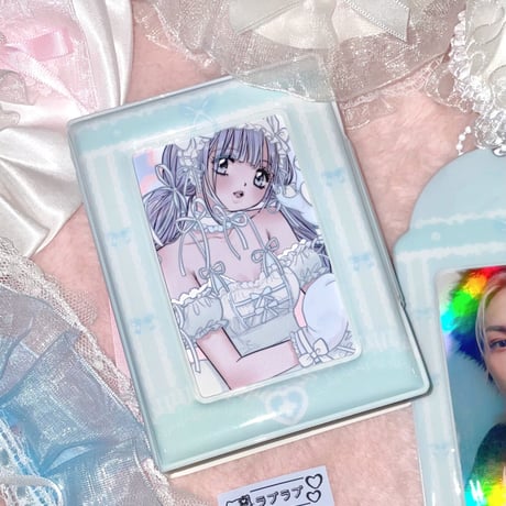 ♡°｡ 1段タイプ Collectbook コレクトブック トレカケース blue.ver♡