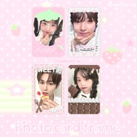♡°｡ Photocard Frame トレカフレーム 2枚セット お選び可能な2タイプ*ﾟ♡