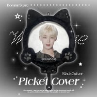 「4/18再販予定」♡°｡  Picket Cover うちわカバー うちわケース blackcat.ver ♡