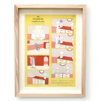 Rebecca “ Hide and Seek ” -  Riso print