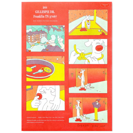 Emily & Billy  “ Hi there ”  -  Riso print