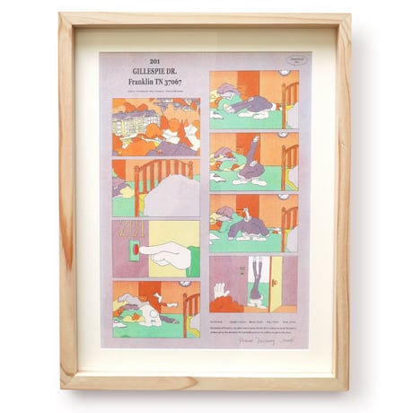 Richard  “ I'm coming” -  Riso print
