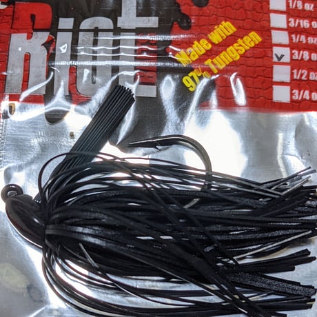 ライオットベイツ【タングステン ミニマジグ  3/8oz.】ブラック