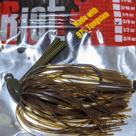 ライオットベイツ【タングステン ミニマジグ  3/8oz.】グリーンパンプキン