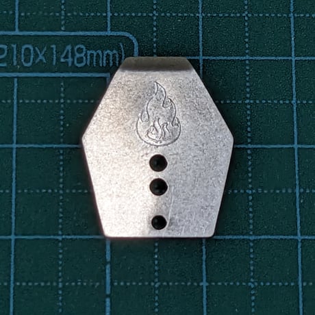 ジジジジジ・黒田プロ推奨スナップ取付済【アントブレード】　小型チャターベイト用『極小・極薄・軽量』チューニングブレード