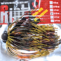 ライオットベイツ【タングステン リルクリーパージグ  3/8oz.】ナチュラルクロー