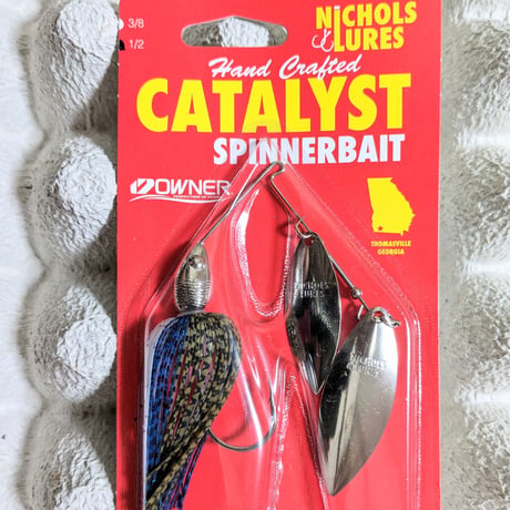 ニコルスルアーズ【カタリストスピナーベイト　ダブルウイロー　1/2oz.】  ＣＴ８４２　キザード
