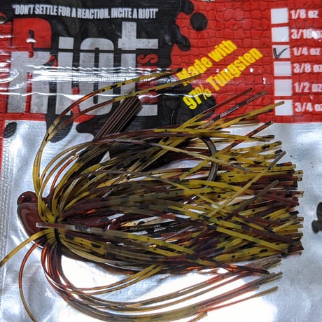 ライオットベイツ【タングステン ミニマジグ  1/4oz.】ナチュラルクロー