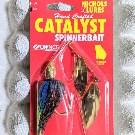 ニコルスルアーズ【カタリストスピナーベイト　ダブルウイロー　1/2oz.】  ＣＴ６１０１　ブルーギル