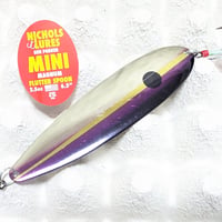 ニコルスルアーズ【ミニマグナムスプーン ６1/2in.】２.５oz. パープルスレッドフィン