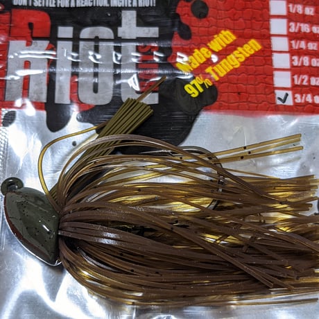 ライオットベイツ【タングステン ミニマジグ  3/4oz.】グリーンパンプキン