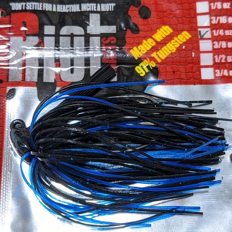 ライオットベイツ【タングステン ミニマジグ  1/4oz.】ブルースティール