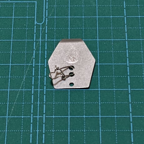 ジジジジジ・黒田プロ推奨スナップ取付済【アントブレード】　小型チャターベイト用『極小・極薄・軽量』チューニングブレード