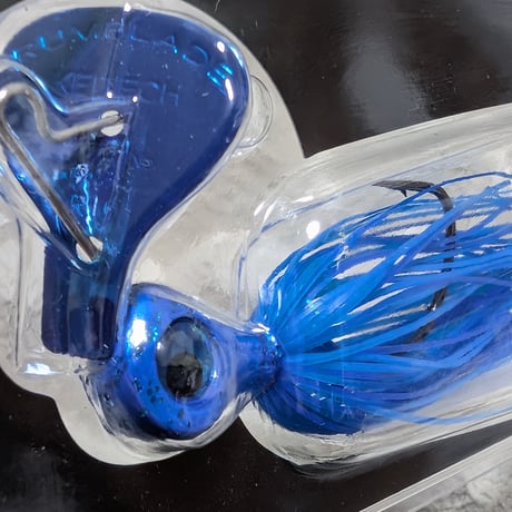 『BCL』＆『KEITECH』 日本未発売サイズ BCL専売品 ランブレイドジグ 3/4oz.：#408 サファイアブルー