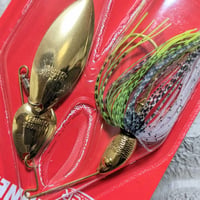 ニコルスルアーズ【カタリストスピナーベイト　タンデムウイロー　1/2oz.】  ＣＴ９４５ チャートリュースシャイナー