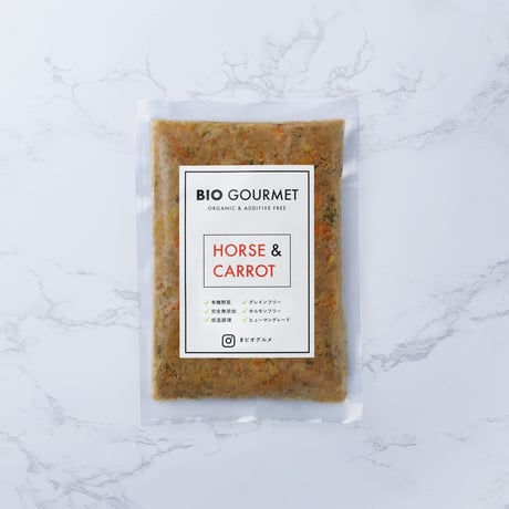 【定期】馬肉&キャロット 150g（無投薬ホース＆オーガニックキャロット）  のコピー
