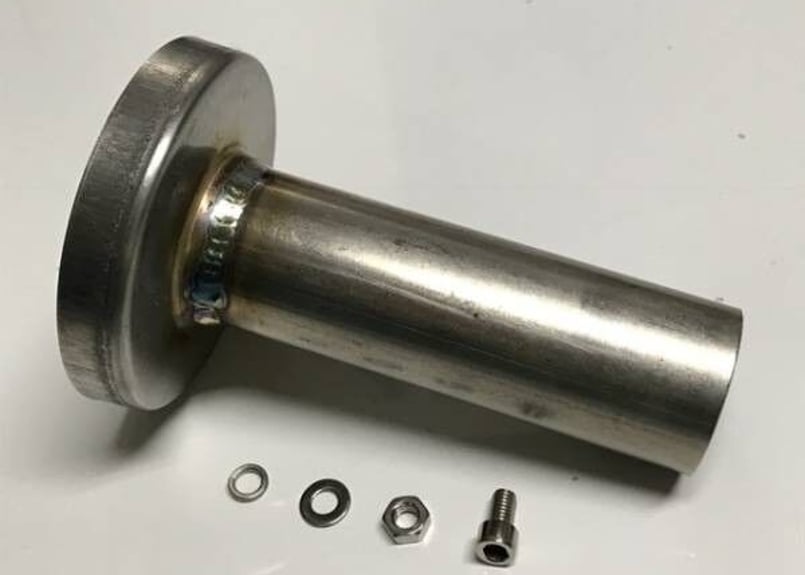 ステンレス製鳴きバッフル 50〜50.8π用ステンレス製激鳴きバッフル ワル鳴きステッカー付き