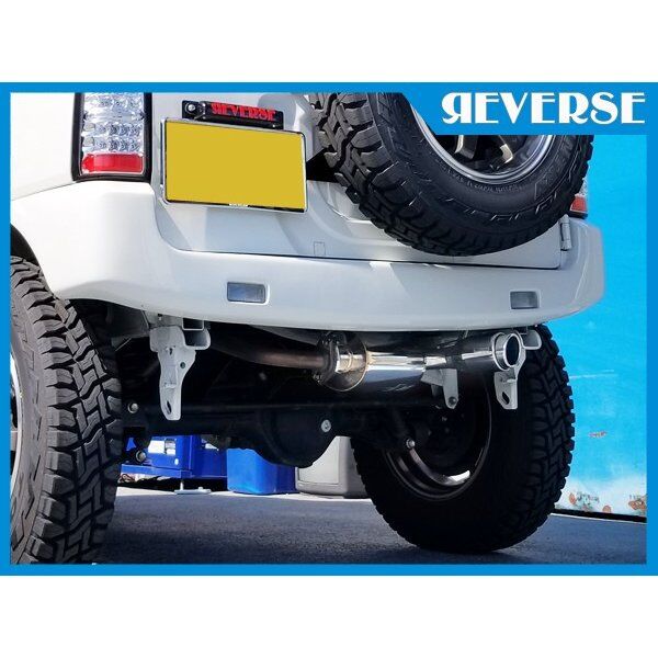 ジムニー JB23 Wショートバンパー用 車検対応 マフラー REV-13SP