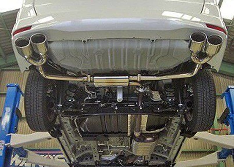 C26セレナ ハイウェイスター【FC26/HFC26】用車検対応 オーバル4本出し