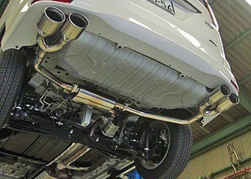 セレナC26 REVERSE ステンレス 4本出しマフラー リバース C26セレナ ハイウェイスター 【FC26/HFC26】用 車検