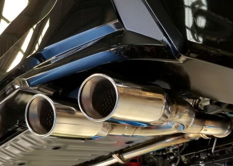 GFC27セレナ ハイウェイスター用車検対応オーバル4本出しマフラーREV-19W