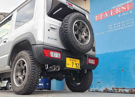 ジムニー JB64W 左2本出し車検対応 REV-20W