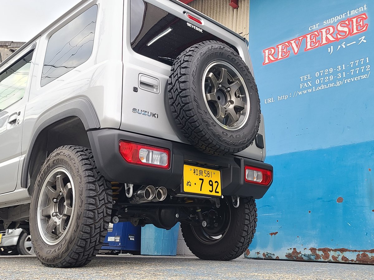 REVERSE マフラー REV-20W JB64W ジムニー fit=scale-down,w=1200