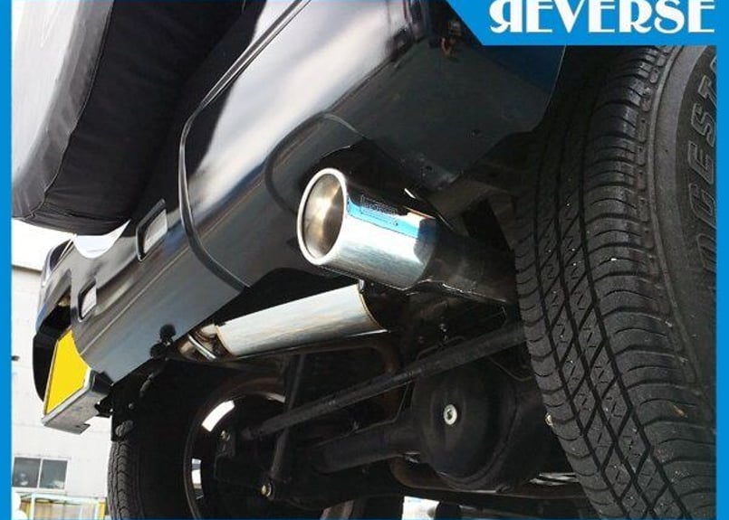 ジムニーJB23Wノーマルバンパー用車検対応マフラー REV-13 ジムニーJB23Wノーマルバンパー用車検対応マフラー REV-13