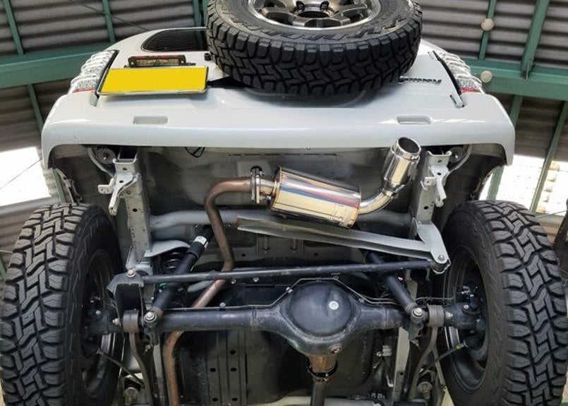 ジムニー JB23 Wショートバンパー用 車検対応 マフラー REV-13SP ジムニー JB23 Wショートバンパー用 車検対応 マフラー REV-13SP
