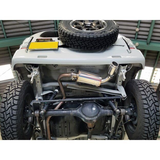 ジムニー JB23 Wショートバンパー用 車検対応 マフラー REV-13SP
