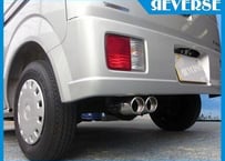 エブリィ バン ターボ【DA64V】　オーバル2本出しマフラー　REV-11V