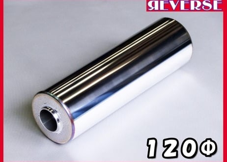 グラスウール仕様 全長400mm サイレンサー50.8Φ用（90Φ/100Φ/120Φ/140Φ）