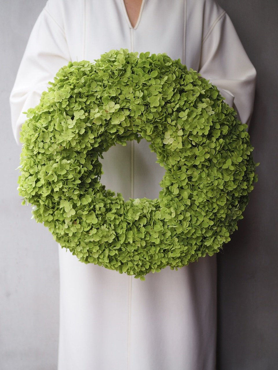 1.アナベルオーバルリース アナベルリース Lサイズ 直径約45cm | Ours flower