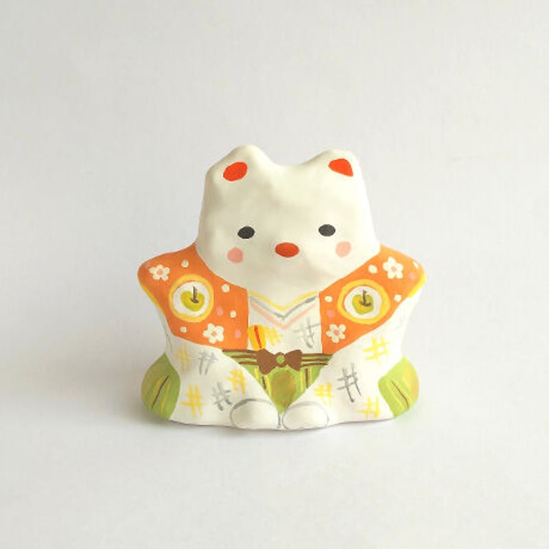 干支 戌張り子（白） | うたう風 張り子のお店