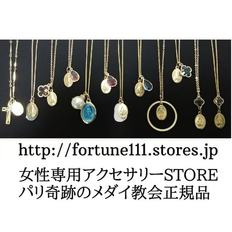 パリ奇跡のメダイ教会正規品◆リボンビジュー付ネックレス*＊小粒のリボンビジューとパールパーツが可愛い*＊