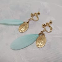 パリ奇跡のメダイ教会正規品／不思議のメダイイヤリング／バネもついていてラクラク着用*＊