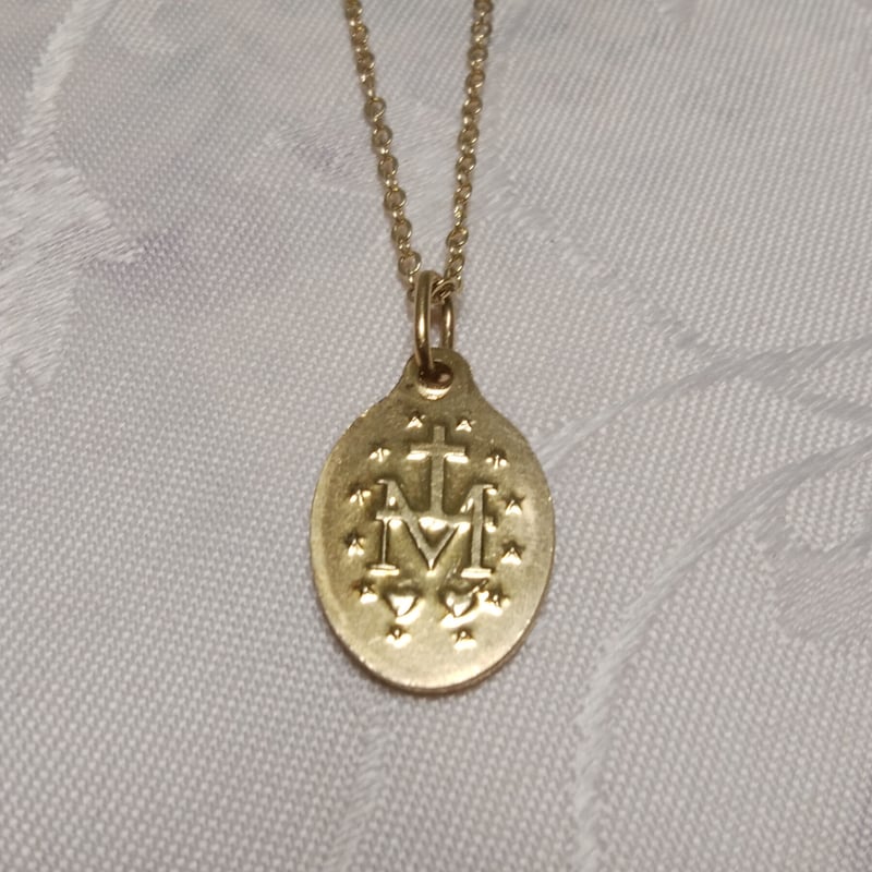 パリ奇跡のメダイ教会正規品／エメラルドグリーンが美しいメダイ