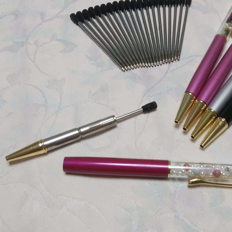 2本セット販売・替芯】ハーバリウムペン用／芯7mm／ネジ式、回し